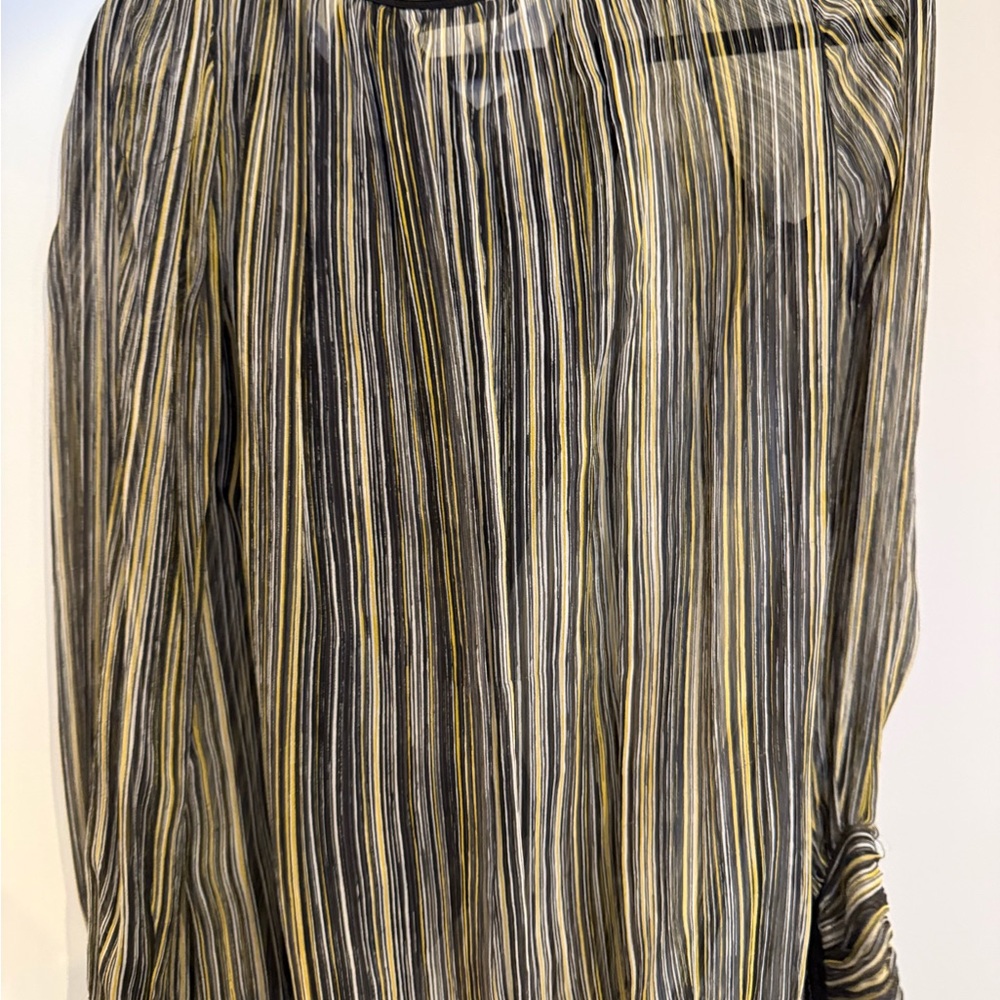 Striped Sheer Blouse